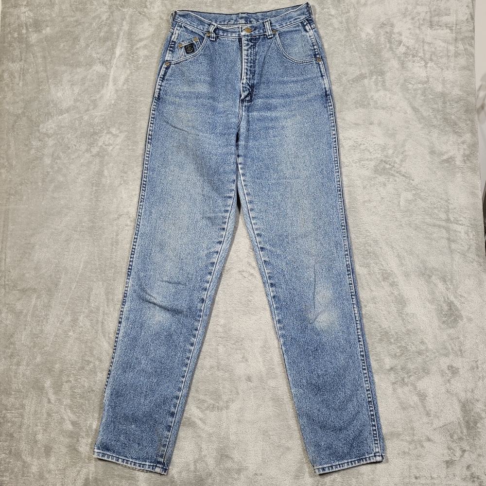 Vtg Wrangler Silverlake Jeans Womens Size 9/10 x 34 (28x34) High Rise Western